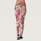 Leggings Vos roses roses (Dos)