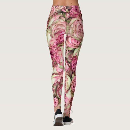 Leggings Vos roses roses (Dos)