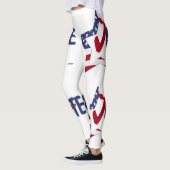 Leggings Vote Avec Coche Et Étoile (Gauche)