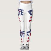 Leggings Vote Avec Coche Et Étoile (Devant)