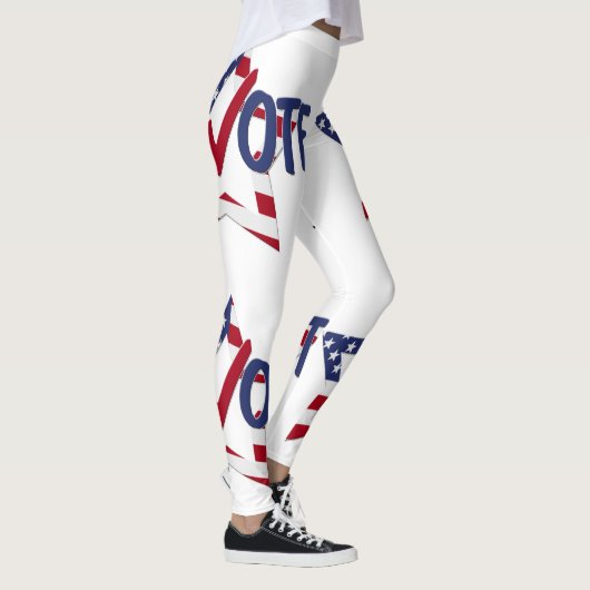 Leggings Vote Avec Coche Et Étoile (Droite)