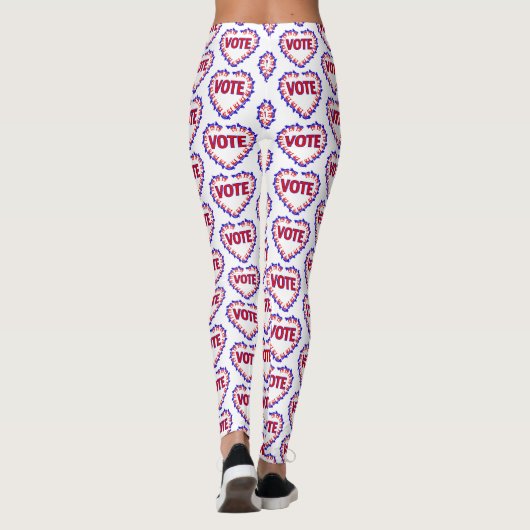 Leggings voter démocrate donkey (Dos)