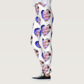 Leggings voter donald trump heart (Gauche)