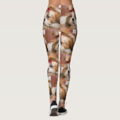 Leggings Votre chiot chien animal de compagnie motif photo  (Dos)