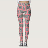 Leggings Votre code QR numérise des Legs roses ou choisisse (Devant)