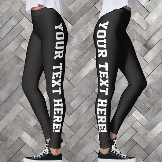 Leggings Votre texte personnalisé Concevez vos propres do-i
