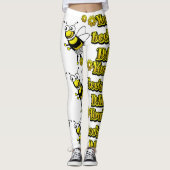 Leggings Vous êtes les abeilles Knees Daddio Dancing Bees L (Devant)