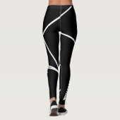 Leggings Voyage B et W de triangle (Dos)