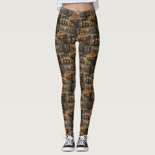 Leggings Voyage de Noël du berger allemand