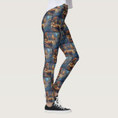 Leggings Voyage de Noël du Cocker Spaniel (Droite)