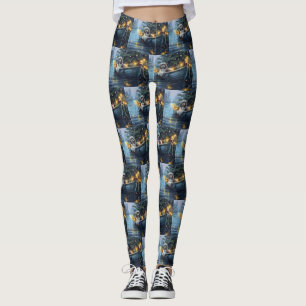 Leggings Voyage festif de Noël Havanais