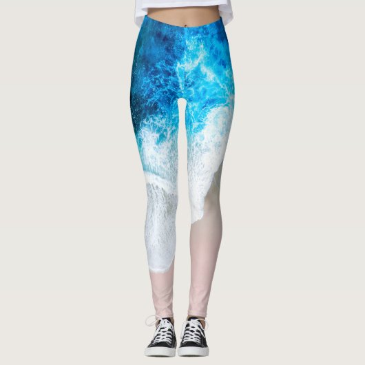 Leggings Vue plage (Devant)