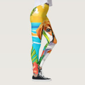 Leggings Vue Plage Pup Paradise (Droite)