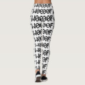 Leggings W00F [Sons animaux de léopards] (Dos)