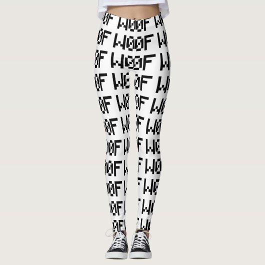 Leggings W00F [Sons animaux de léopards] (Devant)