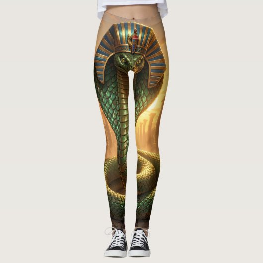 Leggings Wadjet – Ägyptische Schlangengöttin´6 (Devant)