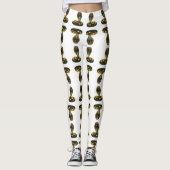Leggings Wadjet – Déesse serpent égyptienne (Devant)