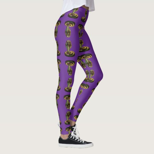 Leggings Wadjet – Déesse serpent égyptienne (Droite)