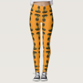 Leggings Wadjet – Déesse serpent égyptienne (Devant)