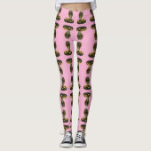 Leggings Wadjet – Déesse serpent égyptienne (Devant)