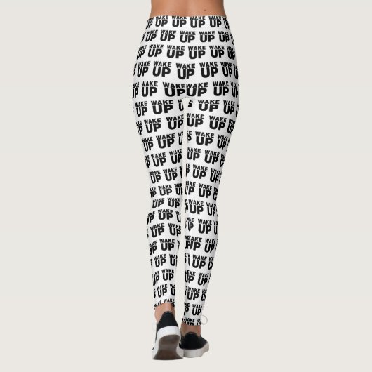 Leggings Wake up Black (Dos)