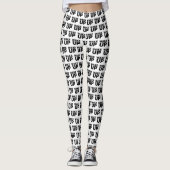 Leggings Wake up Black (Devant)