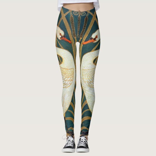 Leggings Walter Crane Swan (Devant)