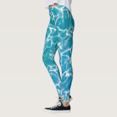 Leggings Water bleu (Gauche)
