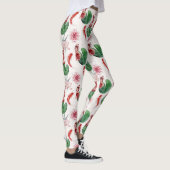 Leggings Watercolor Art Koi Fish Lotus Lily Pad (Droite)