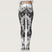 Leggings Watercolor black ink wash (Devant)
