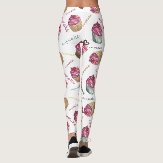 Leggings Watercolor cupcakes (Dos)