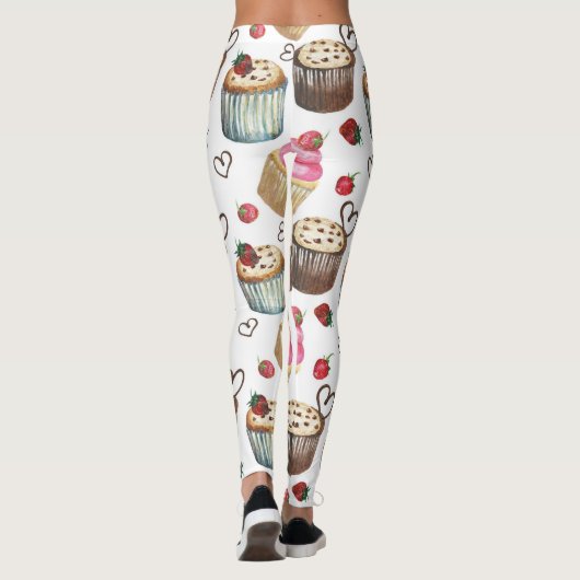 Leggings Watercolor cupcakes (Dos)