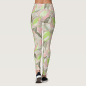 Leggings Watercolor Fruit Pattern | Vibrant Citrus (Dos)
