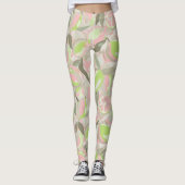 Leggings Watercolor Fruit Pattern | Vibrant Citrus (Devant)