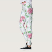 Leggings watercolor peony (Gauche)