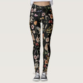 Leggings Watercolour Boho Floral  (Devant)