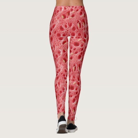 Leggings Watermelon Flesh Texture Pattern (Dos)