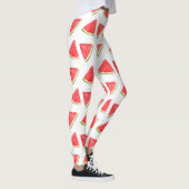 Leggings Watermelon Rouge aquarelle de fruit Motif alimenta (Droite)