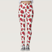 Leggings Watermelon Slice Summer Pattern (Devant)