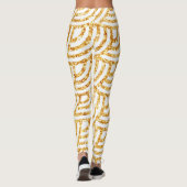 Leggings Wave Gold Sun Parties scintillant Boho Populaire C (Dos)