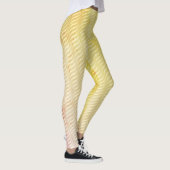 Leggings Wavy Magical Dust GreenLeaf Lines Seamless Pattern (Droite)