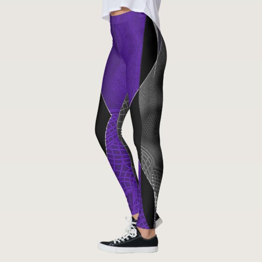 Leggings Web pourpre (Gauche)