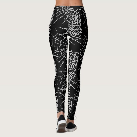 Leggings Web Spider - Halloween gothique Cobweb (Dos)