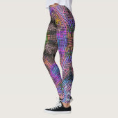 Leggings Weer Mandala vert rose et bleu (Gauche)
