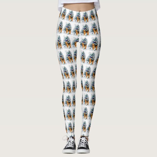 Leggings Welsh Terrier Christmas (Devant)