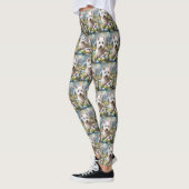 Leggings West Highland White Terrier OEufs de Pâques Vacanc (Gauche)