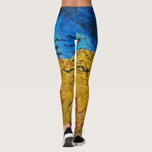 Leggings Wheatfield with Crows, 1890 par Vincent van Gogh (Dos)