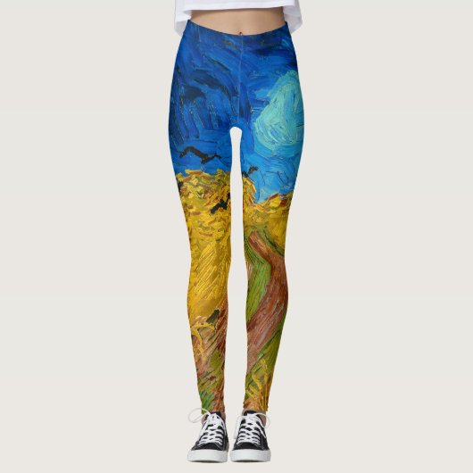 Leggings Wheatfield with Crows, 1890 par Vincent van Gogh (Devant)