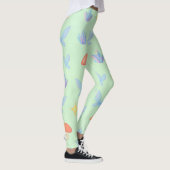 Leggings Whimsical Fairycore Pattern – Mushrooms, Crystals  (Droite)