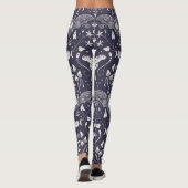 Leggings Whimsical gothique Sorcière Jardin chauve-souris M (Dos)